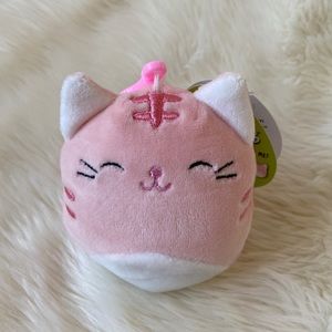 NWT Squishmallow 3.5" Paulita Pink Kitty Cat